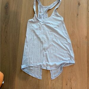 Women's Light Blue Sleeveless Top